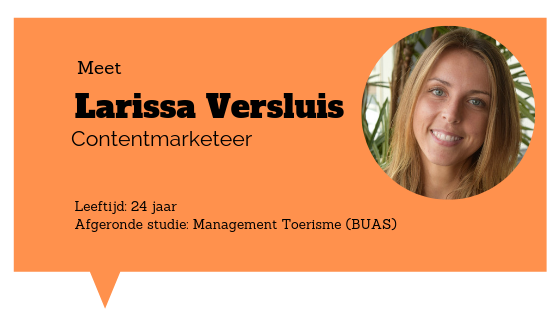 Een kijkje in de (werk)week van Larissa