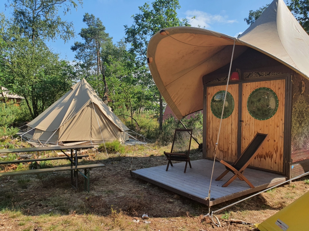 Pop-up glampings getest
