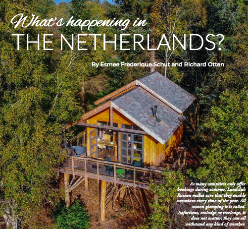 Een plekje in het Glamping Business Magazine
